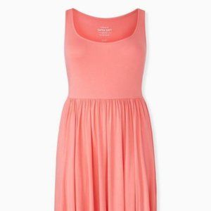 Torrid Orange Tank Dress 1x